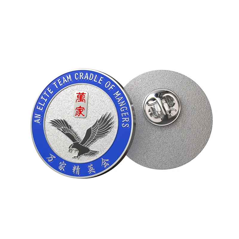 Badge Customization Eagle Enamel Painted Brooch Elite Team Metal Enamel Lapel Pin Medallion Backpack Accessories enamel pins metal brooch metal pins lapel pins fashion brooches medal badge