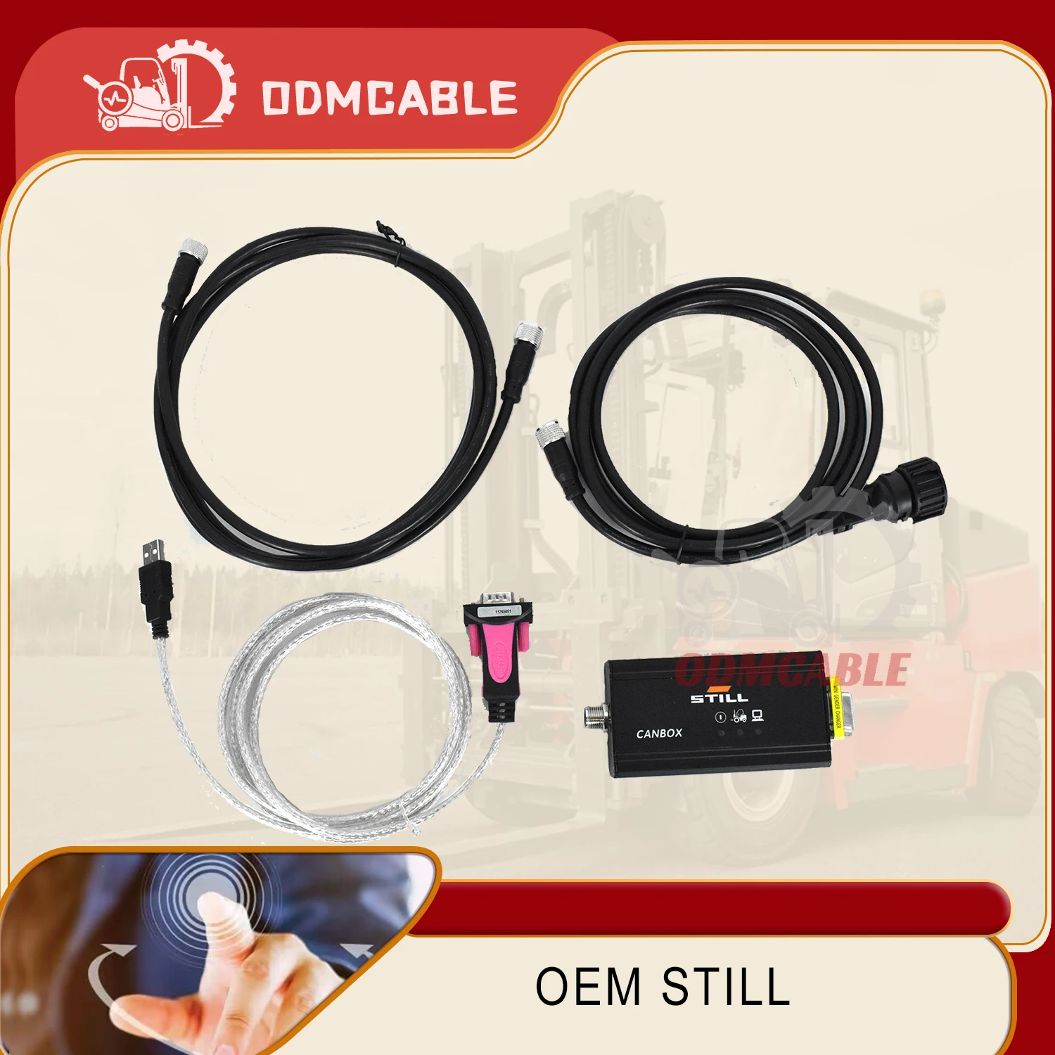 diagnosis cable for still usb canbox forklift diagnostic adapter for still diagnostic scanner 50983605400