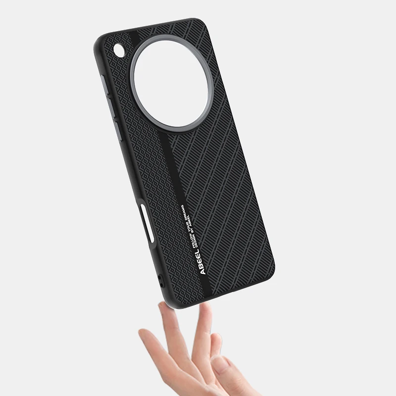 OPPO Magnetic Wireless Charging Carbon Fiber Textured Phone Case with Camera Protection