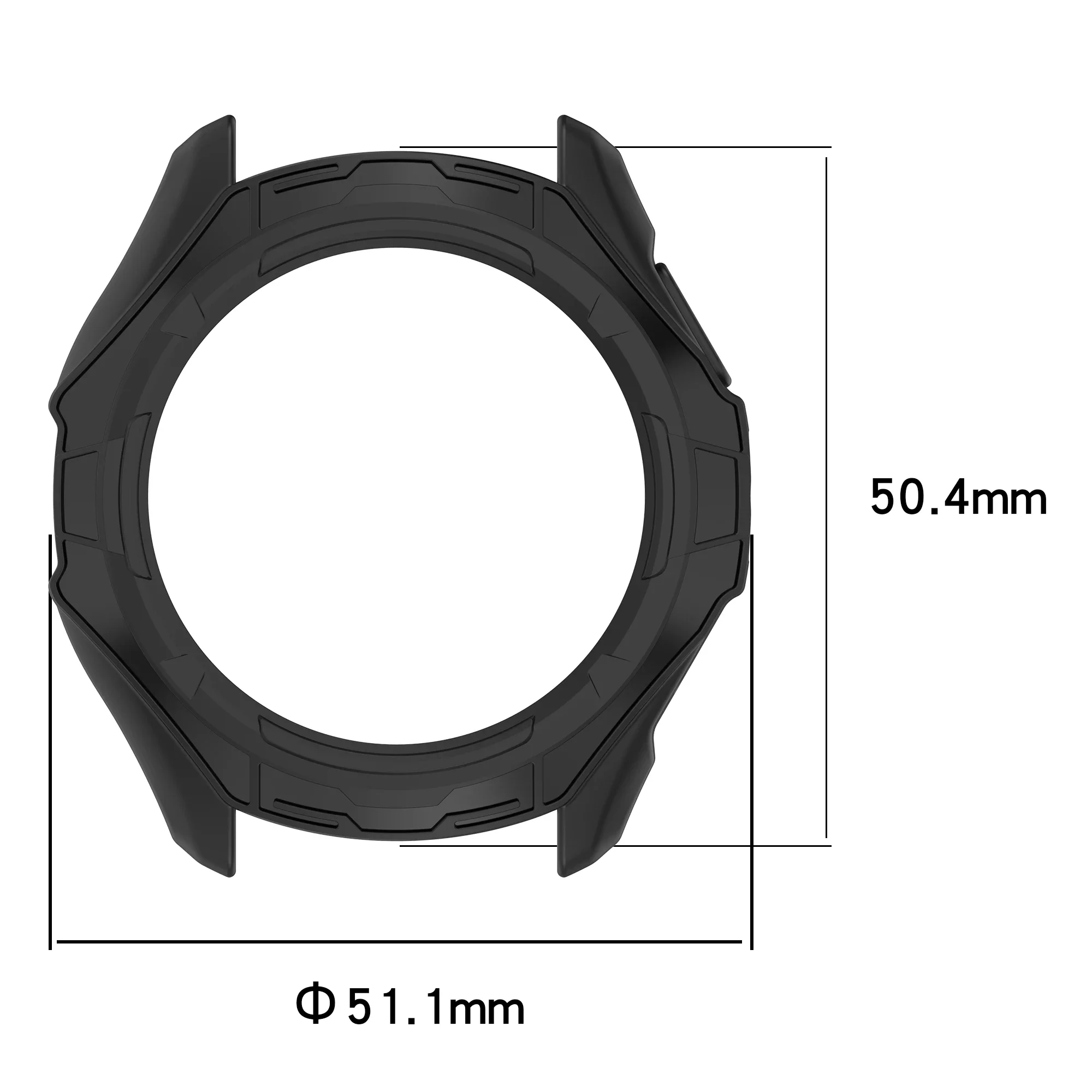 Durable Soft TPU Smartwatch Protective Case Cover and Strap Protector