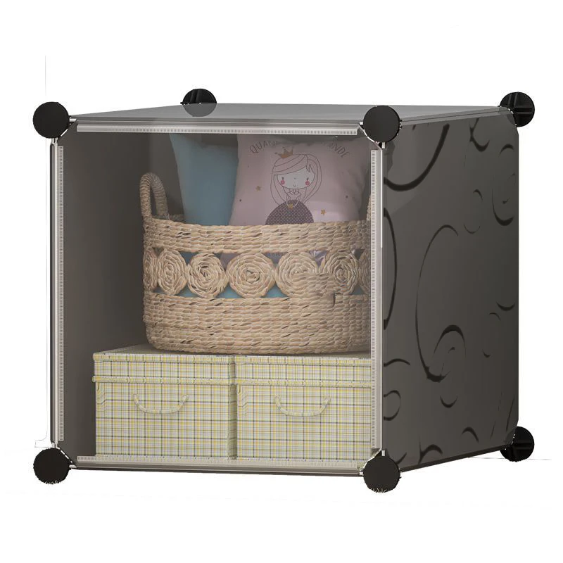 Kids Storaget Dress Up Storage Baby Wardrobe Dresses Cabinet Portable Wardrobe Wheel Clothe Guarda Roupa Infantil Kids Furniture