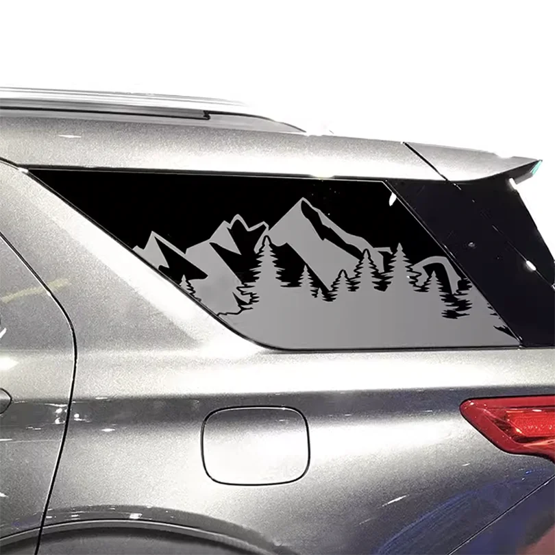 Ford Explorer American Flag Window Decal