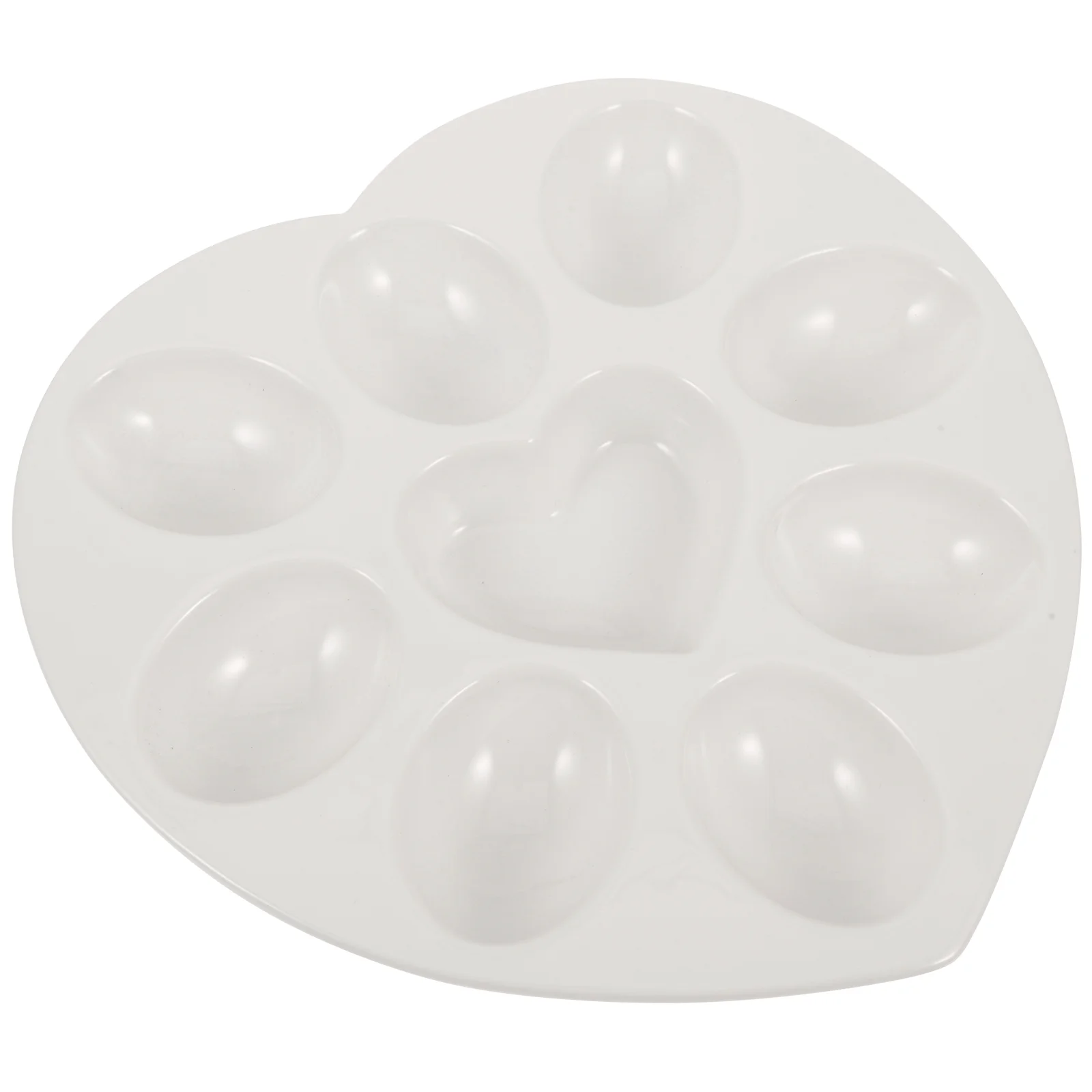 Easter Egg Tray Deviled Trays for Party Serving Ceramics Dispenser Eggs Container Platter 6