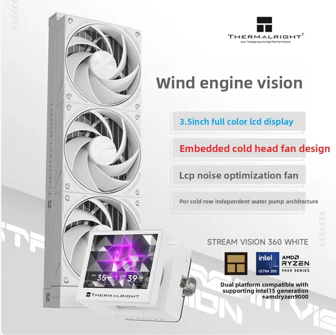 Thermalright Stream Vision 360 WHITE Integrated Water Cooled