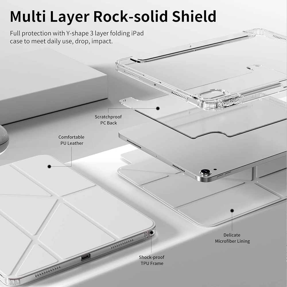 Foldable Acrylic Lightweight Tablet Case