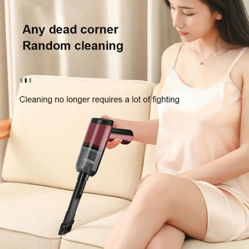 Car Vacuum Cleaner 9000PA Powerful Cleaning Machine for Home Appliance Car Cleaner Portable Wireless Mini Vacuum
