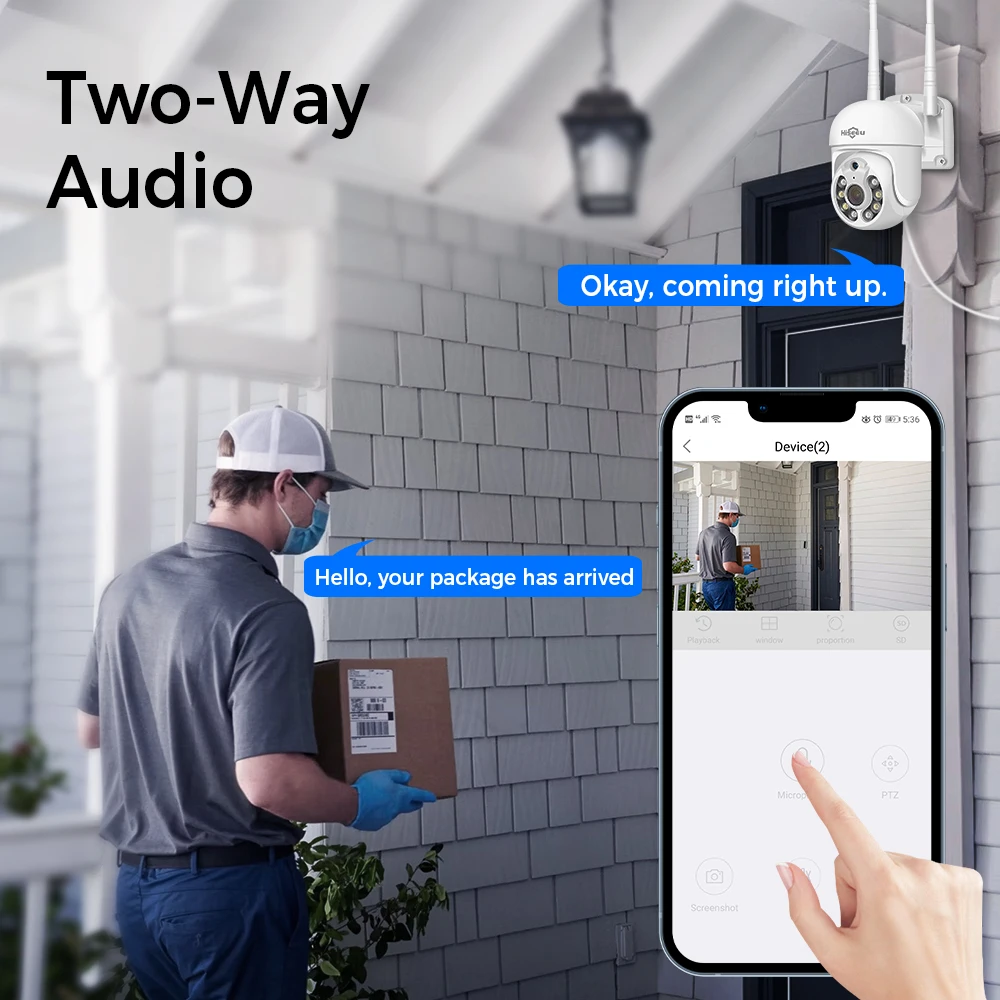 طقم كاميرات أمان لاسلكية Hiseeu-NVR ، كاميرا IP خا...