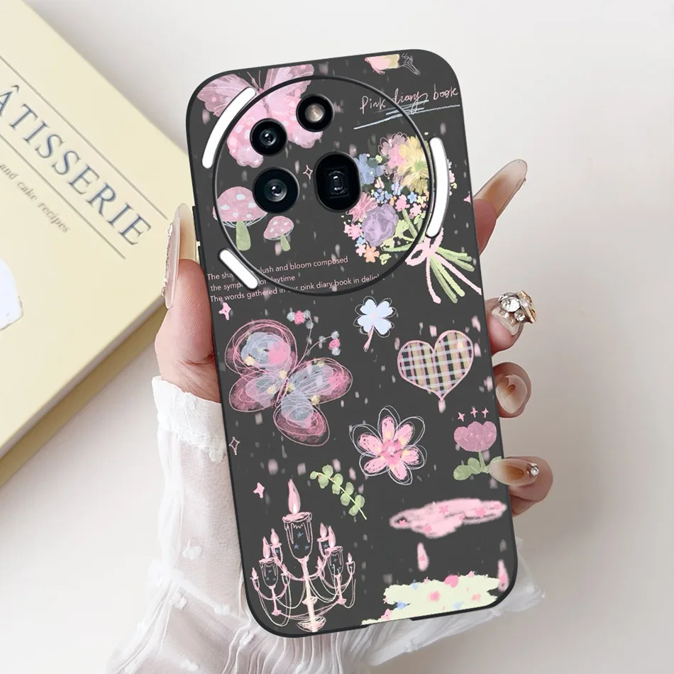 Cute Cartoon Black Silicone Soft Phone Case Bumper