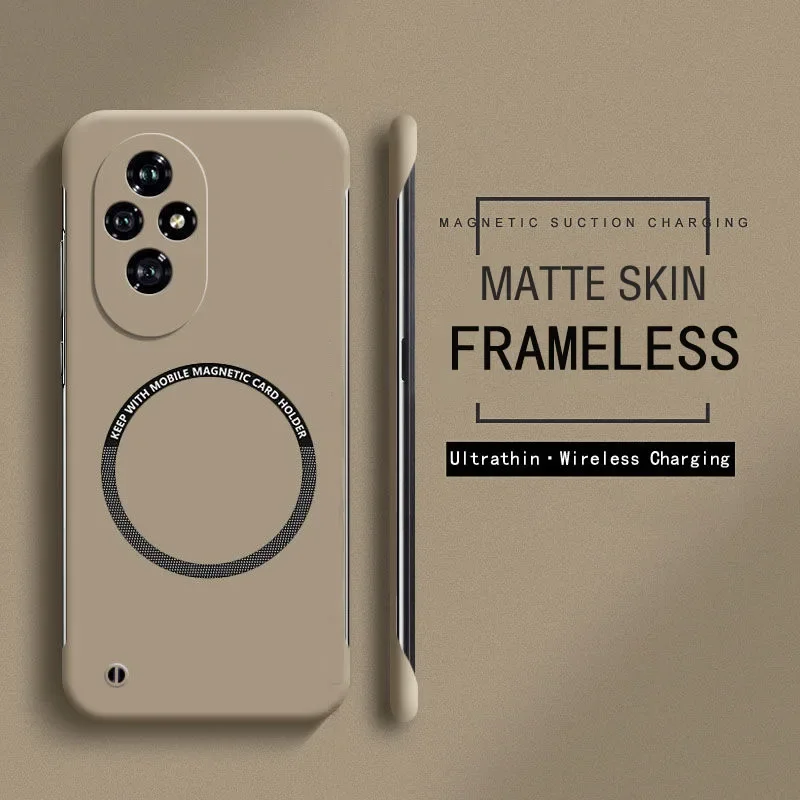 حافظة هاتف صلبة مغناطيسية رفيعة للغاية بدون إطار ل...