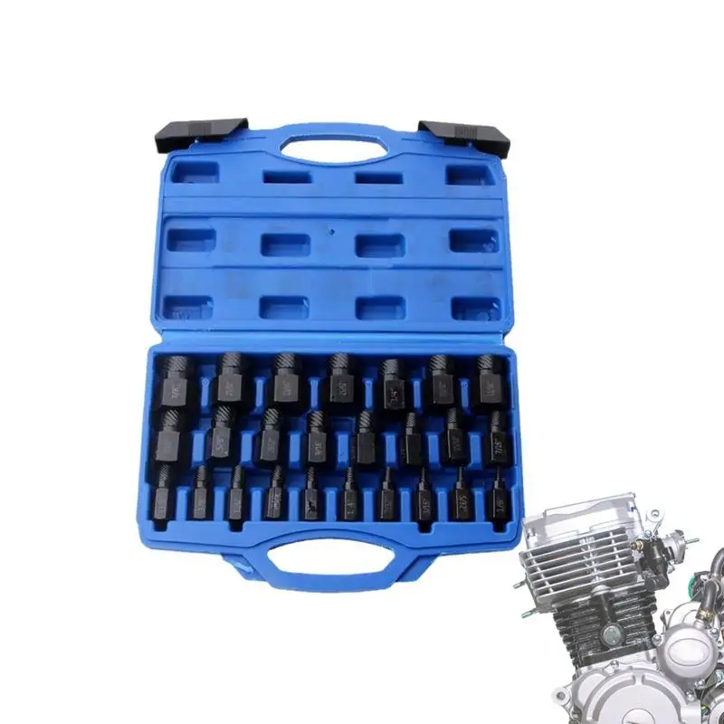 

Screw And Bolt Extractor Set 25pcs Extraction Socket Set Home Repair Kit Screw Extractor Kit For Car Repairs Garages