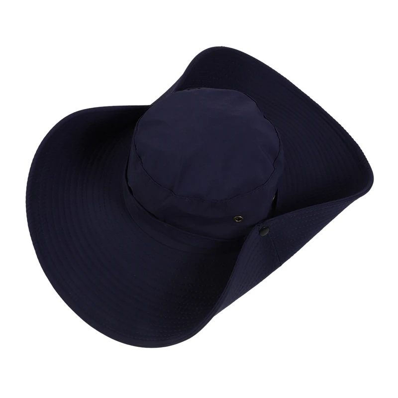 

Men's 12cm Big Wide Brim Fisherman Hat Outdoor Sun Hat Mountaineering Cap Fashion Panama Hat Fishing Hats Unisex