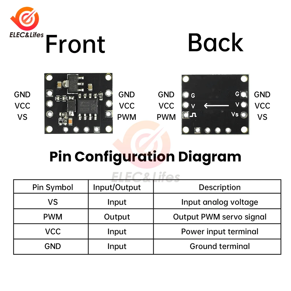 Convertitore di Tensione ad Alta Precisione a PWM 0-5V - immagine 2