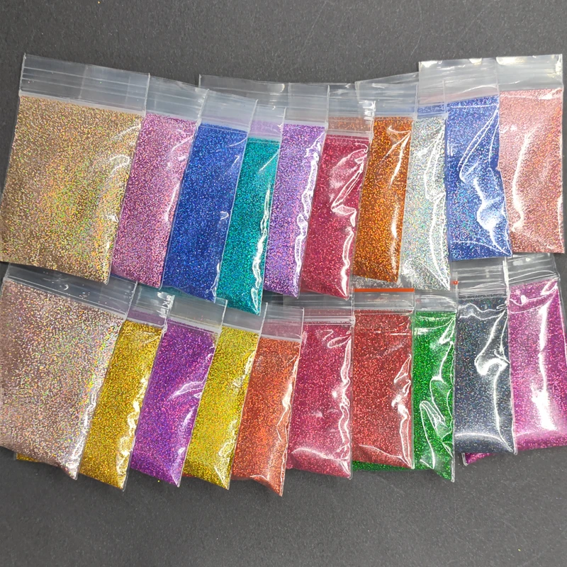 10g/bag Holographic Rose Gold Nail Glitter Powder Manicure Gel Polish Nail Art Glitter Decoration Crafts nail powder gel nail polish nail glitter nail decoration nail decorations