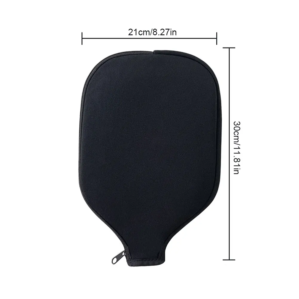 Pickleball Paddle Covers Shockproof Zippered Racket Sleeve Universal Pickleball Racket Sleeve Accessories