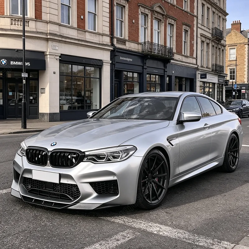 BMW 5 시리즈 M5 F90 2018 2019 2020 자동차 프론트 범퍼 립 카 프론트 턱 스포일러 바디 장식 개조 키트
