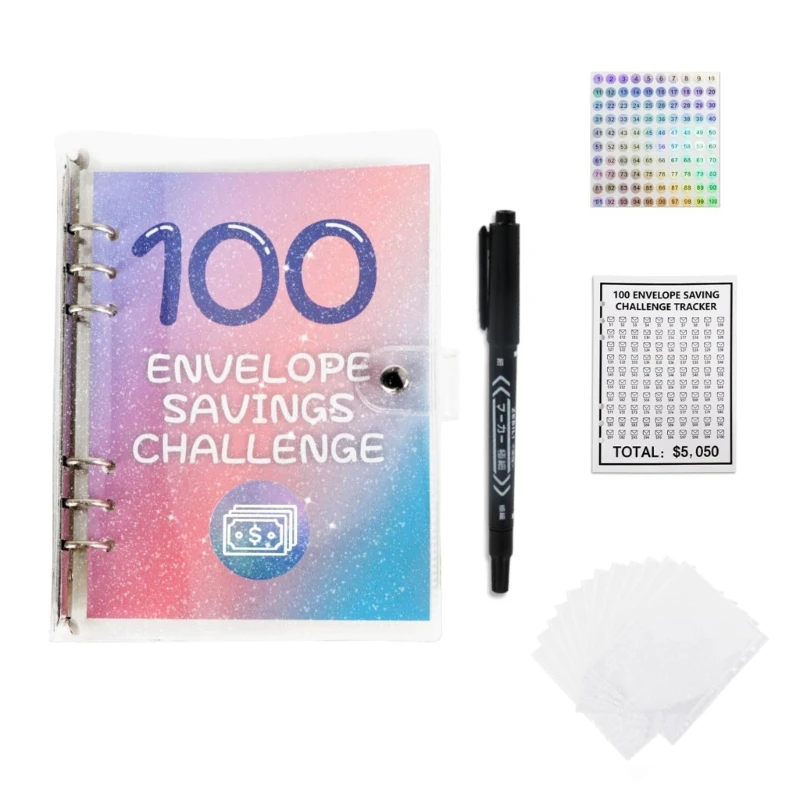

Refillable Budget Binder 6-rings Budget Binder Planner Journal for Budgeting