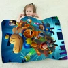 Dogman and Cat Coral Fleece Plush Throw Blanket Manga Comic Dog Man Blanket for Sofa Outdoor Lightweight Bedding Throws 4