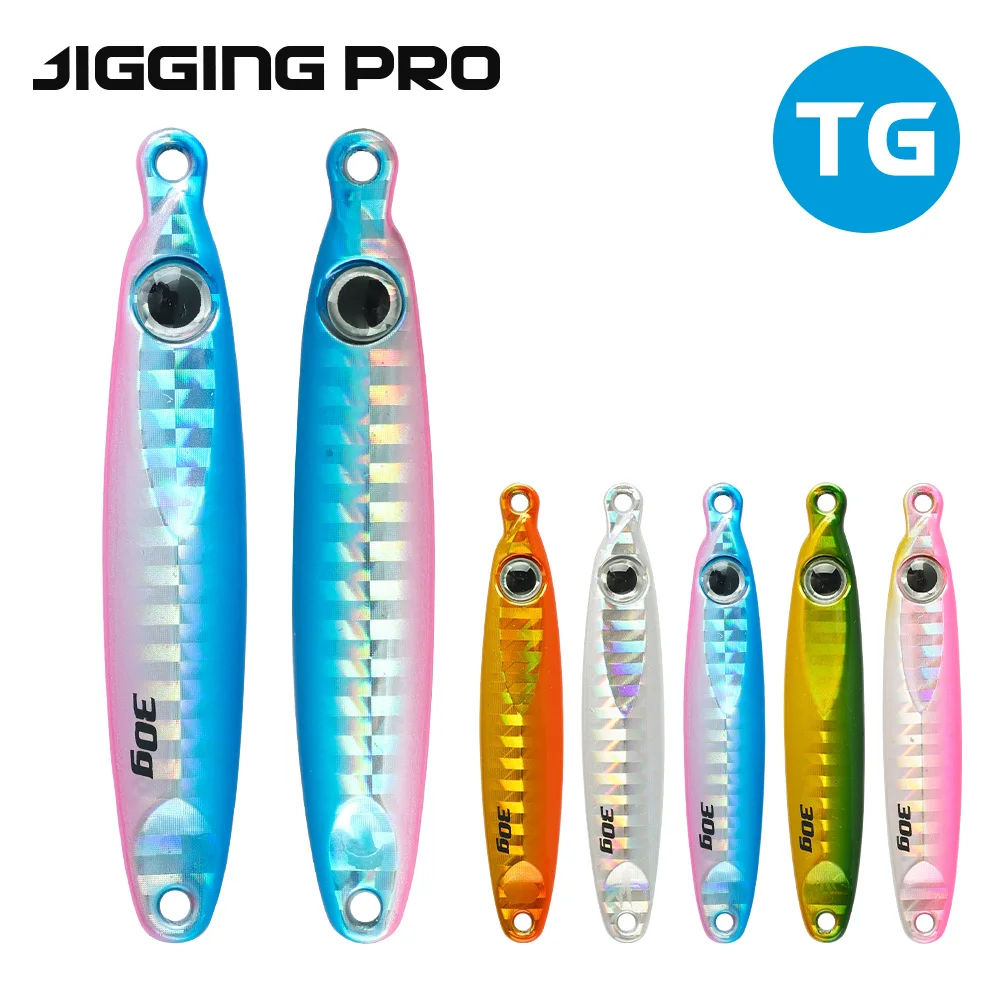 Jiggingpro 10G 15G 25G 30G 40G 60G Wolfraam Jig Zeevissen Lange Casting Micro Jigs Metalen Jig Jaag Lokken