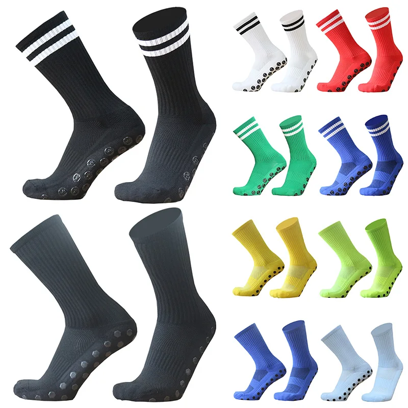

New Men Women Hexagonal Silicone Non-Slip Grip football Socks fs Striped Sports Soccer Socks
