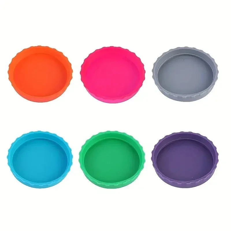 Silicone Can Lids 2pcs Sealing Cover Beverage Beer Can Drinkware Accessories