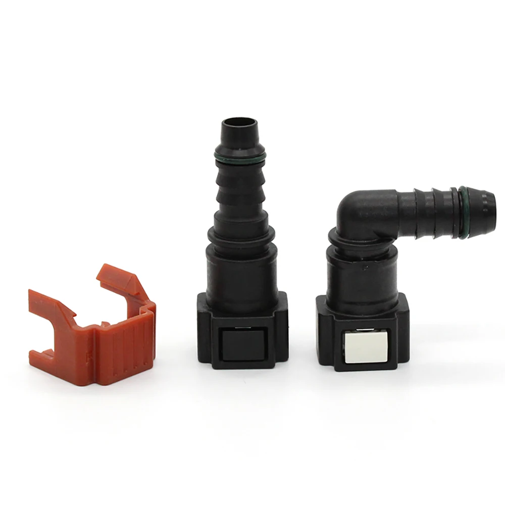 7.89 ID8 Lengthened Double Lock Spring Auto Car Fuel Line Hose Coupler Quick Release Connector Fuel Line Hose Carburetor Part