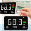 4-in-1 Digital Sound Level Meter ,Desktop Decibel Monitor 30-130dB,for Noise Measureing,Library, with Time&Temp&Humidity Display 3