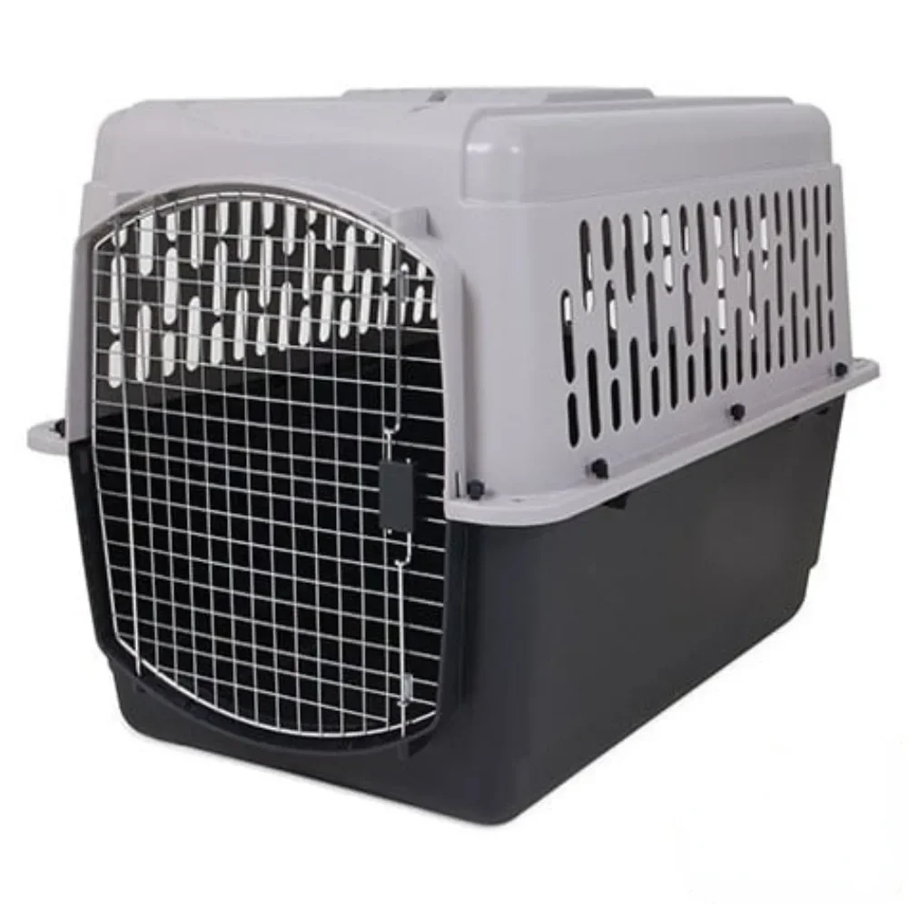 

Hard-Side 36" Plastic Pet Kennel for Dogs Freight Free Dog Crate Doghouse House Cage Indoor Coop Supplies Products Home Garden