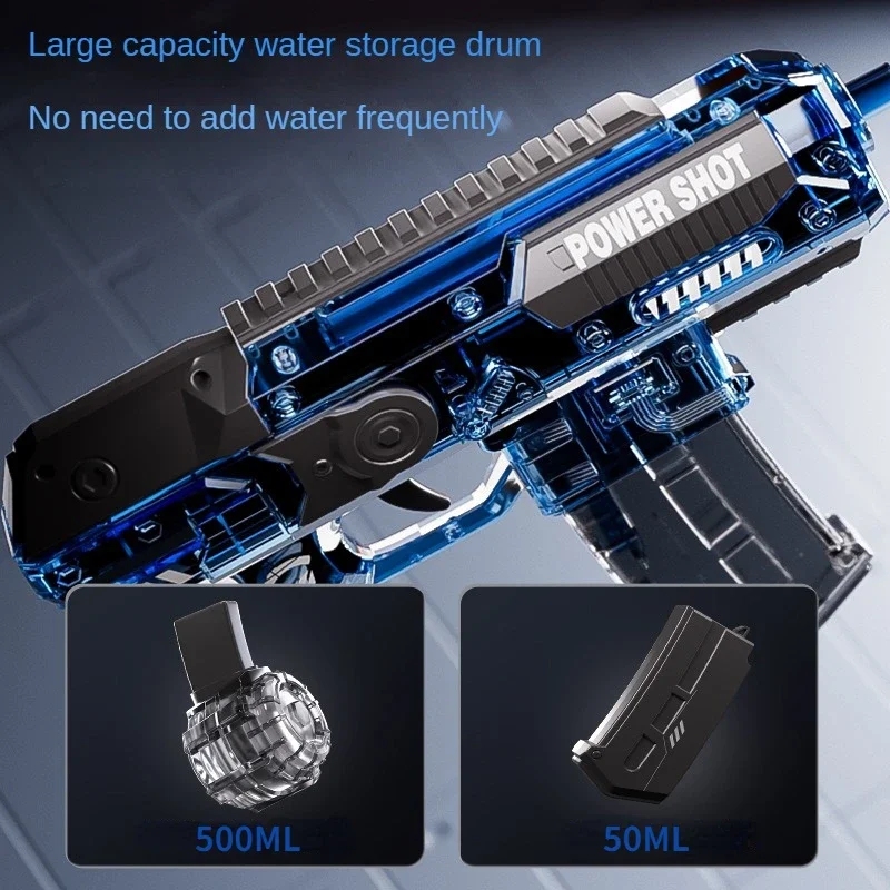 Children High Pressure Electric Water Gun Summer Outdoor Beach Pool Party Fight Game Toys for Kids Automatic Burst Watergun Gift 3