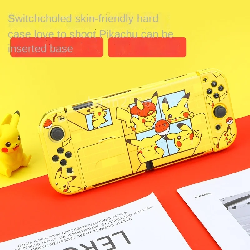 Pokemon Pikachu Cute Protective Case For Nintendo Switch Oled Cover Skin Shell Anti Shock For Switch Console Oled Ns Accessories Jeans Aliexpress