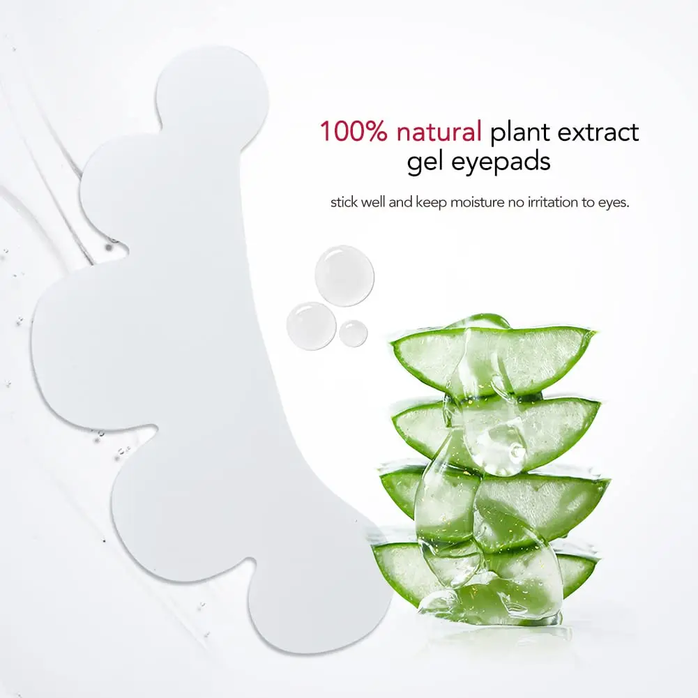 속눈썹 연장용 아이패드 200개 속눈썹 연장 용품 메이크업 속눈썹 패치 아이 페이퍼 패치 팁 스티커