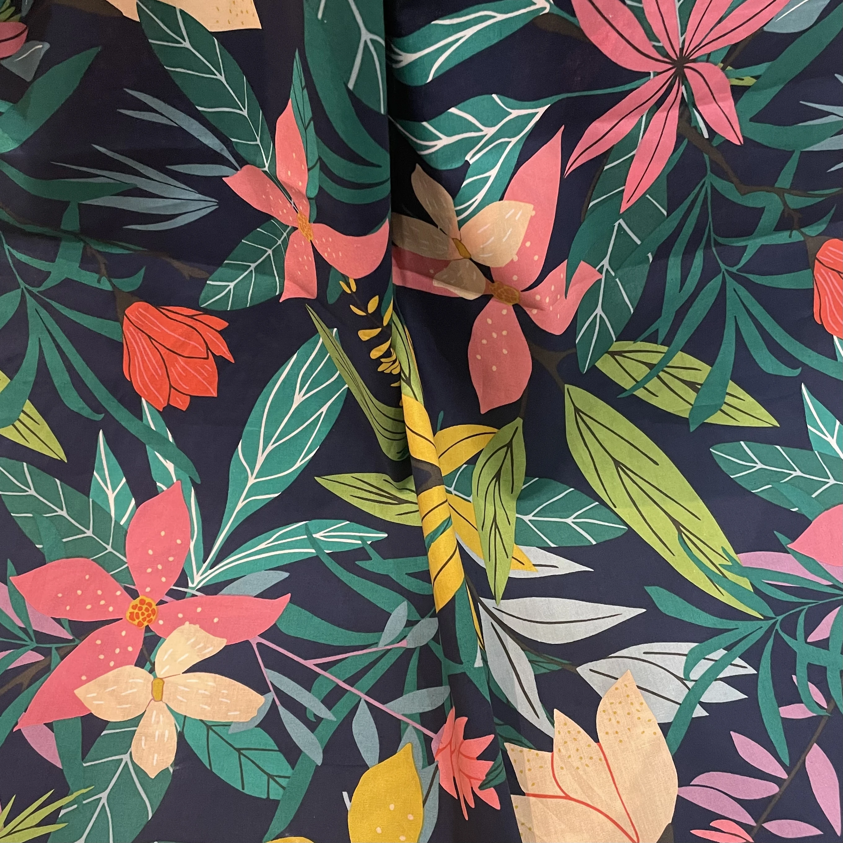 Density Poplin 100%Cotton Abstract Plant Leaves 40S Tissun Liberty Fabric For Kids Baby Sewing Cloth Dresses Skirt DIY Handmade cotton fabric,cotton poplin fabric