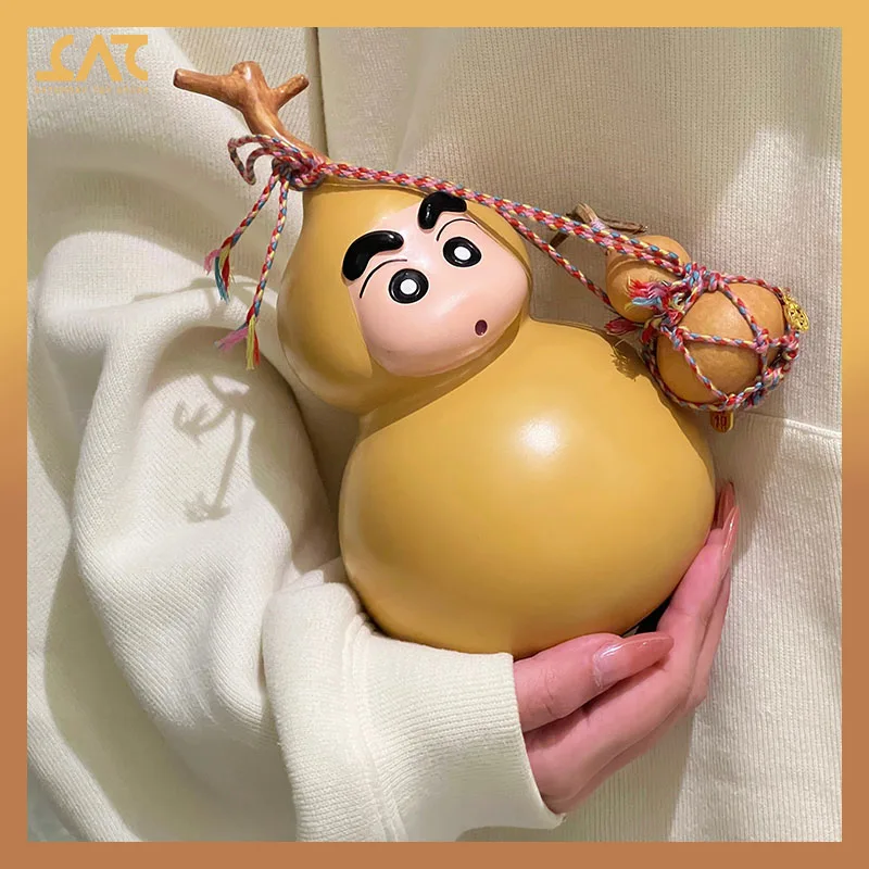 

18cm Crayon Shin Chan Anime Figures Gourd Shin Chan Figure Room Ornaments Pvc Model Cartoon Statue Cute Dolls Toy Birthday Gift