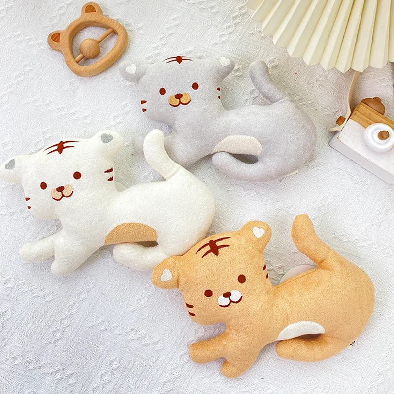 

Детская Успокаивающая игрушка, Мягкое Животное, тигр, Спящая кукла для новорожденных, домашний декор для комнаты, подарки для детей