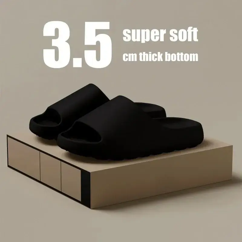 Coconut Slippers Cloud Thick-soled Sandals Summer Fashion Soft Bottom Beach Men Slippers Women's Sandals EVA Slides - Image 10