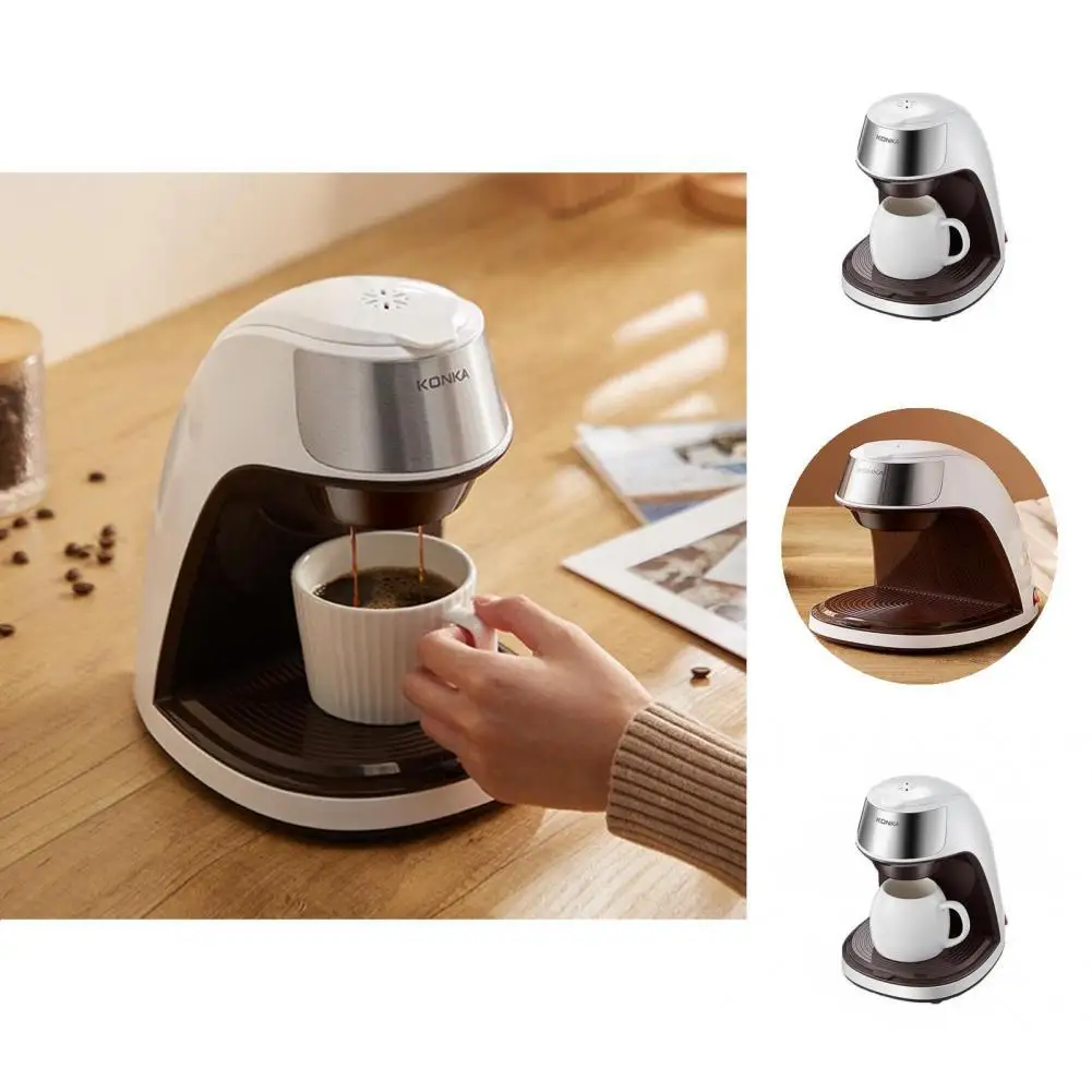 Mini Coffee Machine Easy Operation Lightweight Household Brew Tea Coffee  Powder Machine Coffee Maker Desk Coffee Maker