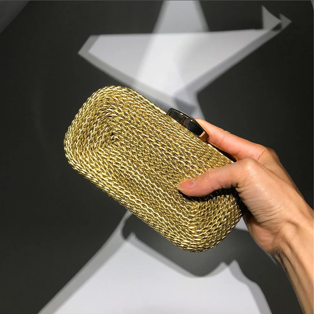 Straw Clutches Evening Bags Straw Handbags Evening Retro Straw