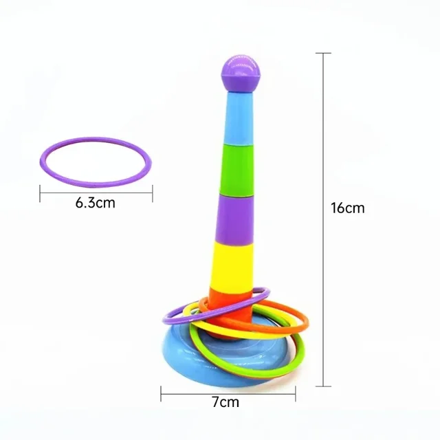 Stacked Ring Toss Game 4
