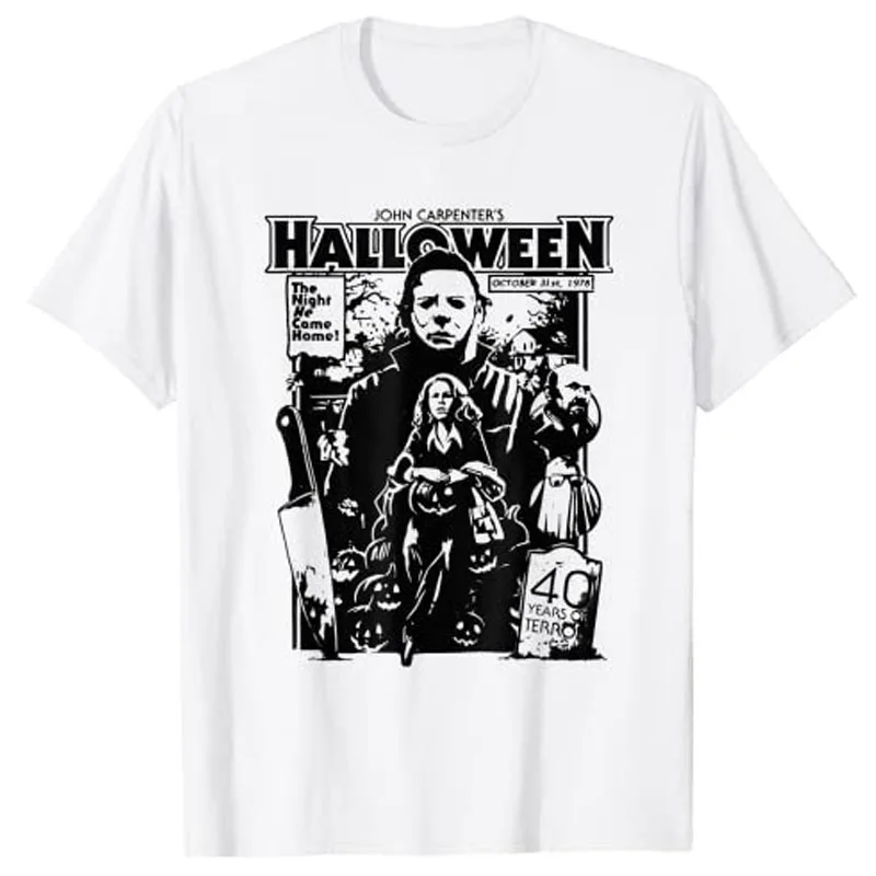 

HORROR MOVIE MYERS HALLOWEEN 1978 T-Shirt Mens Clothing Customized Products Alternative Clothes