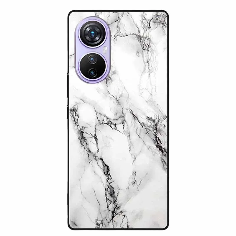 Lovely Marble Print Silicone TPU Phone Case - Soft Back Cover