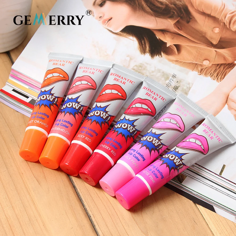 Lip Gloss Lip Makeup Lip Glaze Peel Off Liquid Lipstick Waterproof Long Lasting Tear Lipstick Lip Gloss Women Sexy Makeup Tear Pull Lips Mask Cosmetic