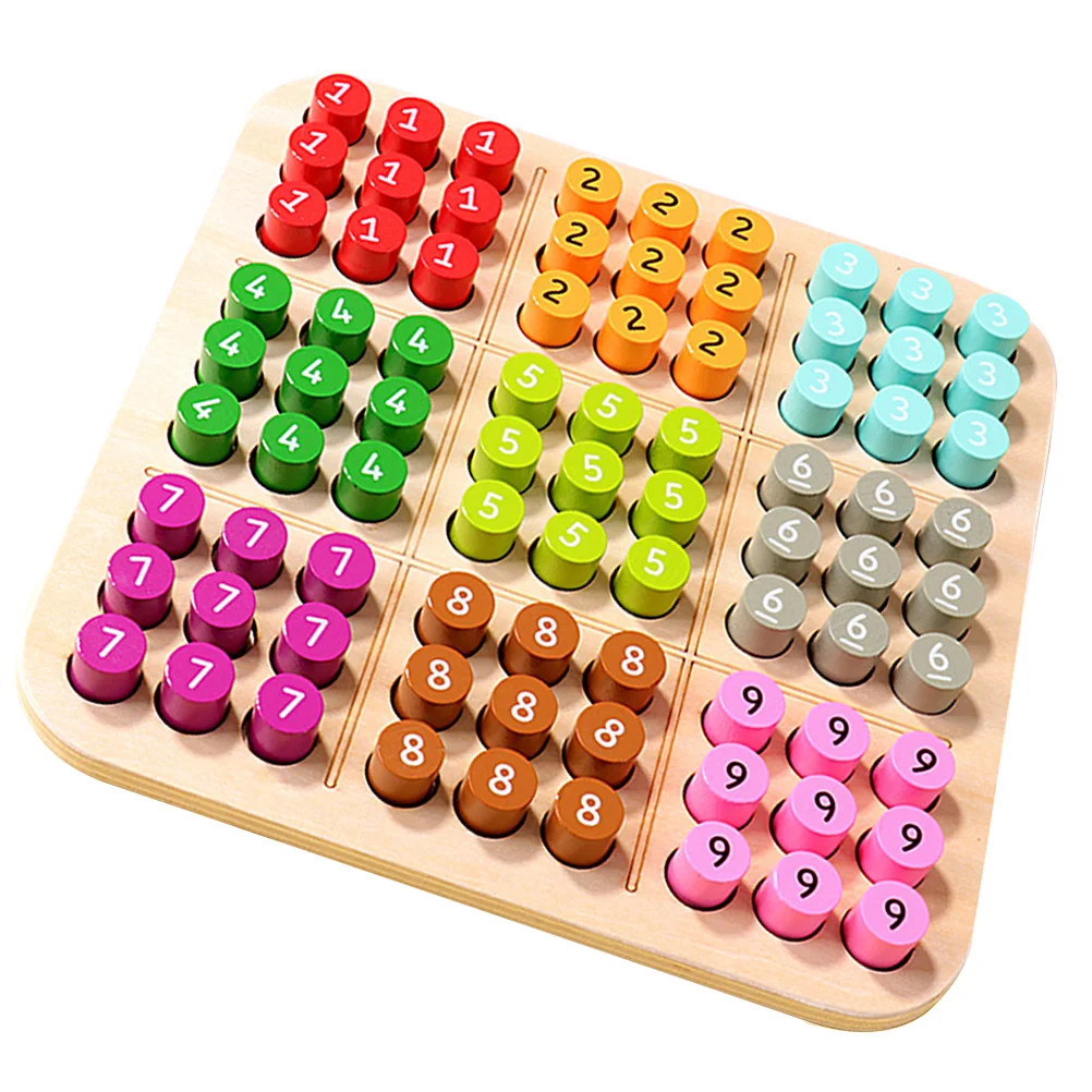 

Sudoku Wooden Game Peg Board Jigsaws Checkerboard Kids Toy Chess Ball Children Plaything for Adults