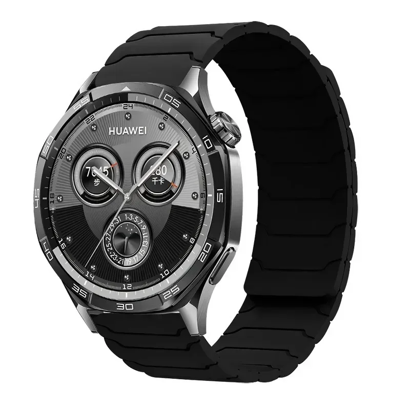 Magnetic Silicone Strap, 22mm - Universal Smartwatch Band Bracelet
