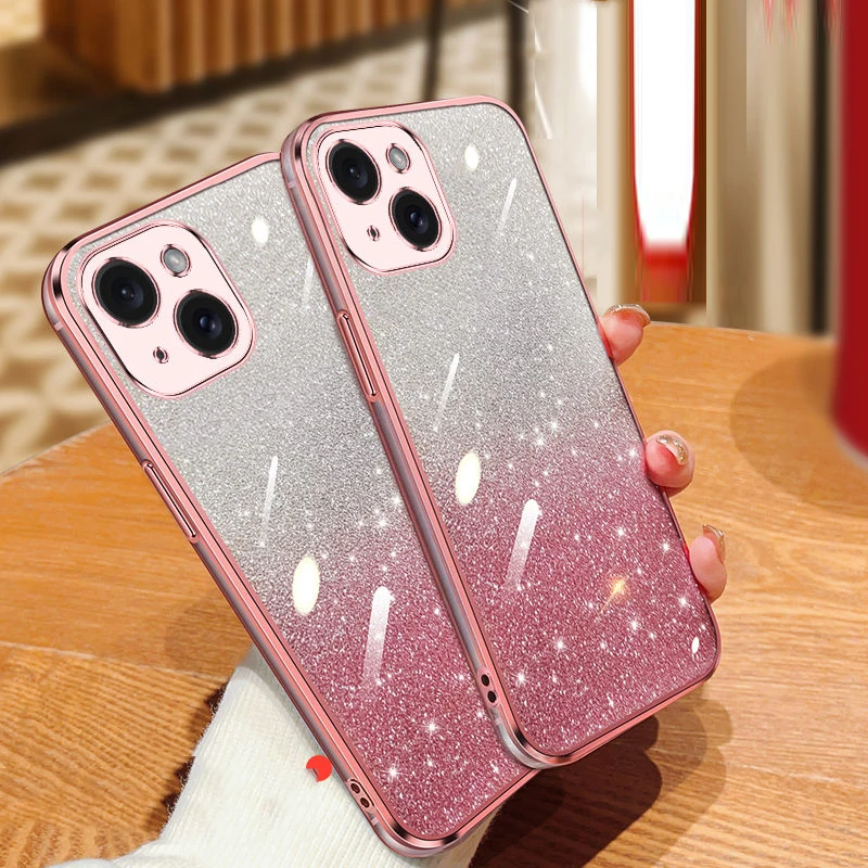Per Oppo Reno 10 Pro Custodia Oppo Reno 9 8 Pro Reno 8T 8 Lite Custodia Per Telefono Placcatura Glitter Lucida Obiettivo Per Fotocamera In Silicone Co