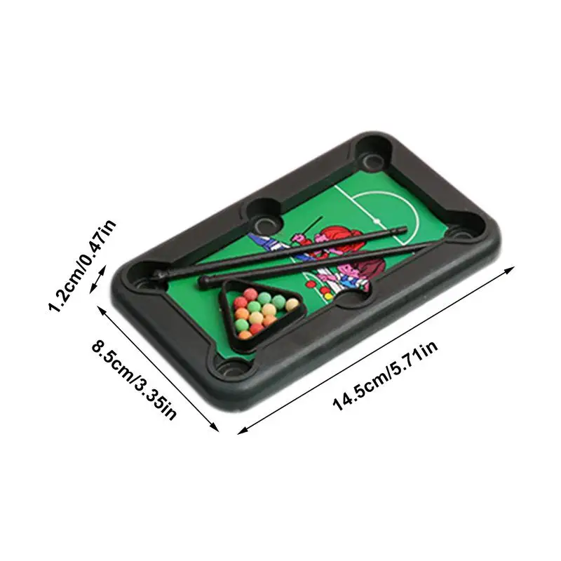 Small Pool Table Game Kids Billiards Table Pool Toy Interactive Game For Children Friends