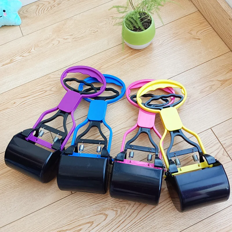 Pet Pooper Scooper Long Handle Dog Poop Scooper Jaw Poop Scoop Shovel