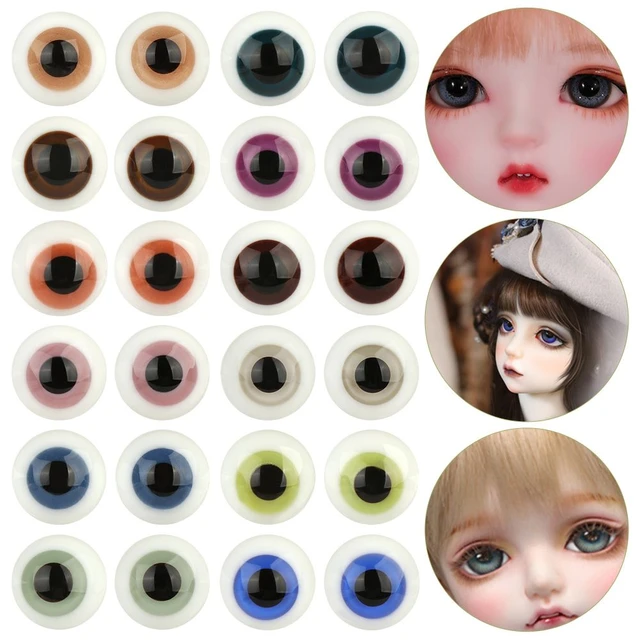 1Pair 8mm Doll Glass Eyes 1/6 BJD Dolls DIY Eyeball Safety Animals Toy  Puppet Accessories Stuffed Doll Eyes Making Crafts - AliExpress