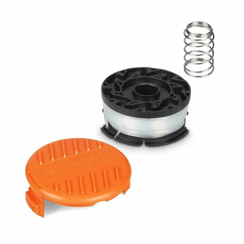 Trimmer Spool &Cap Cover & Spring For Black Decker For Cordless Grass Trimmer Blade Cutter Lawn Mower Accessories Parts