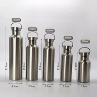Double Wall Stainles Steel Water Bottle Thermos Bottle Keep Hot and Cold Insulated Vacuum Flask for Sport 2