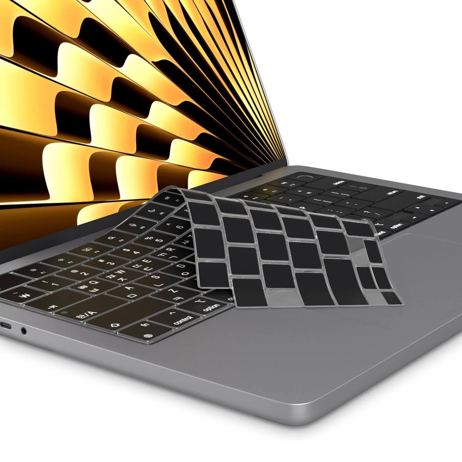 Korean Silicone Keyboard Cover Skin for MacBook & iMac Magic Keyboard