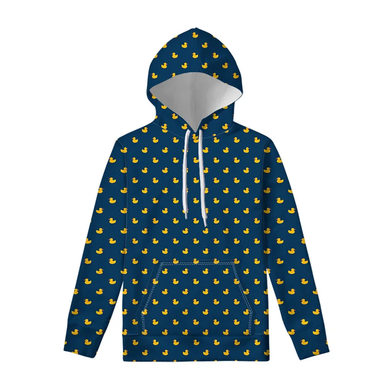 thumbnail image 1 of Sudadera con capucha con estampado 3D de pato de goma para hombre, sudadera con capucha con patrón de animales de dibujos animados, sudaderas con capucha de manga larga para niños, sudaderas de calle, 1 of 5
